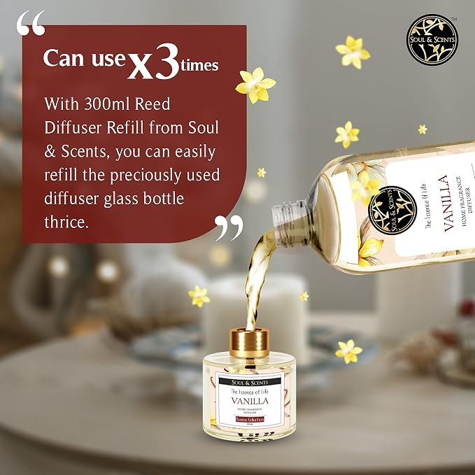 Vanilla reed diffuser