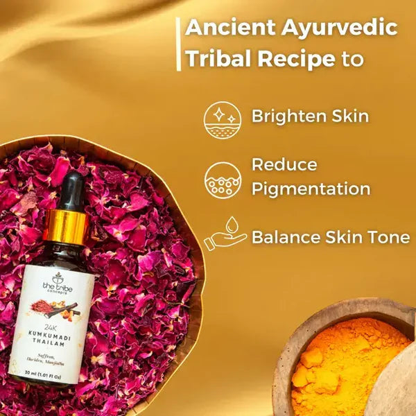 Ayurvedic Facial Oil Saffron Glow