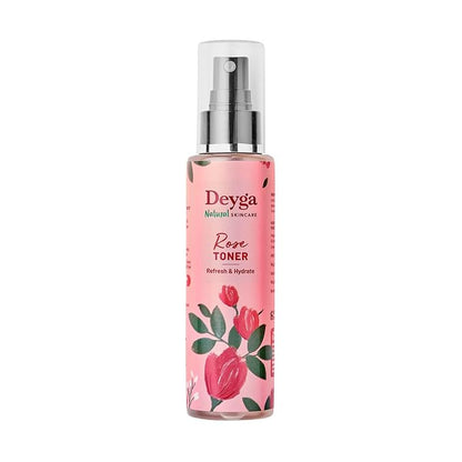 Deyga Rose Water Toner – Hydrating Facial Mist & Natural Skin Toner (100ml)