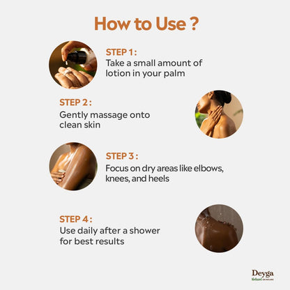 Deyga Almond Milk Body Lotion – Deep Hydrating & Nourishing Natural Body Moisturiser (100ml)