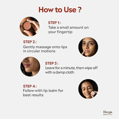 Deyga Strawberry Lip Scrub 16g – Natural Lip Exfoliator