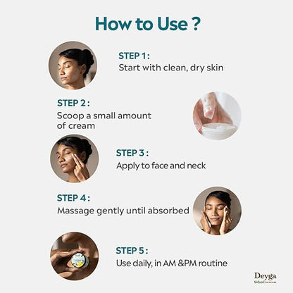 Deyga Deep Moisturising Face Cream – Intense Hydration for Dry & Sensitive Skin
