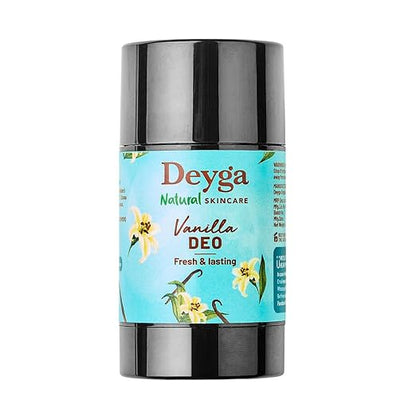 Deyga Vanilla Natural Deodorant – Aluminium Free 35g Gentle Odour Protection Deo