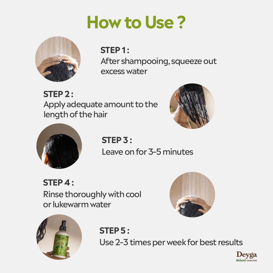 Deyga Soy Milk Conditioner – Deep Nourishment, Frizz Control & Silky Smooth Hair