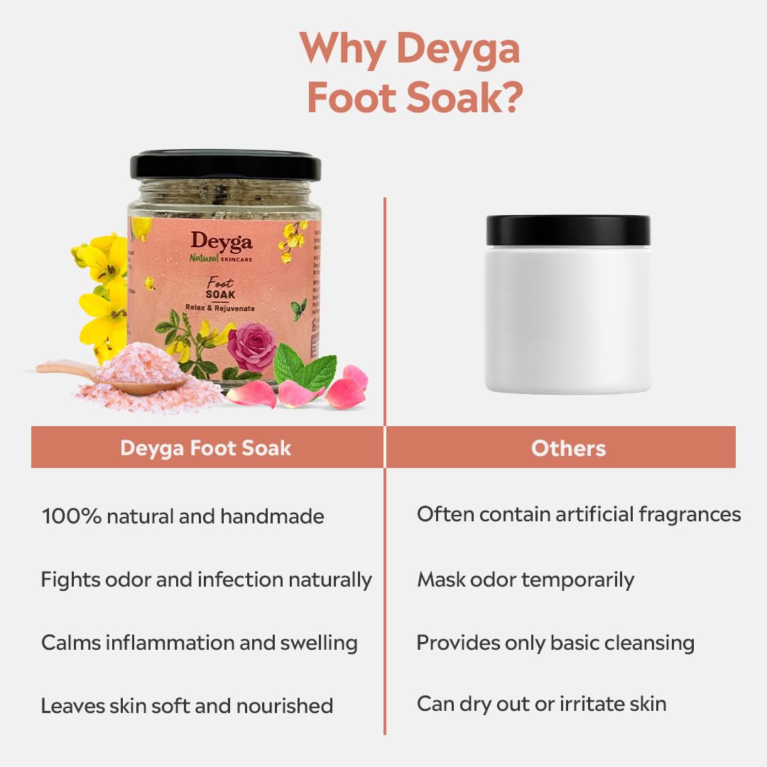 Deyga Foot Soak 160g | Relaxing Herbal Foot Bath for Tired Feet