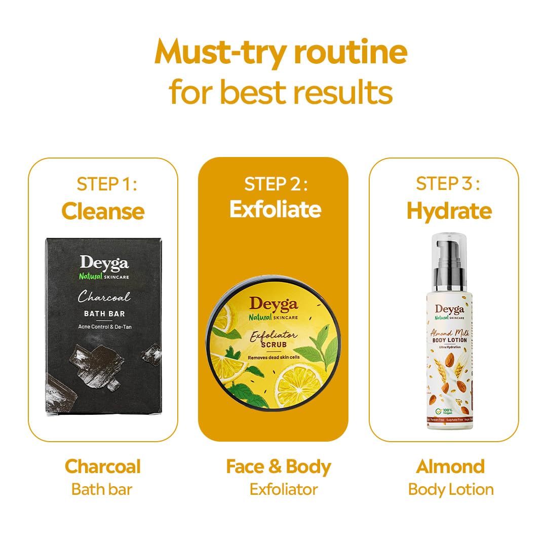 Face & Body Exfoliator – Natural Vitamin C Rich Scrub for Smooth, Glowing Skin