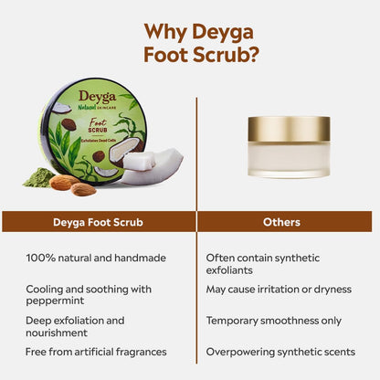 Deyga Foot Scrub 100g | Exfoliating Herbal Scrub for Soft & Smooth Feet