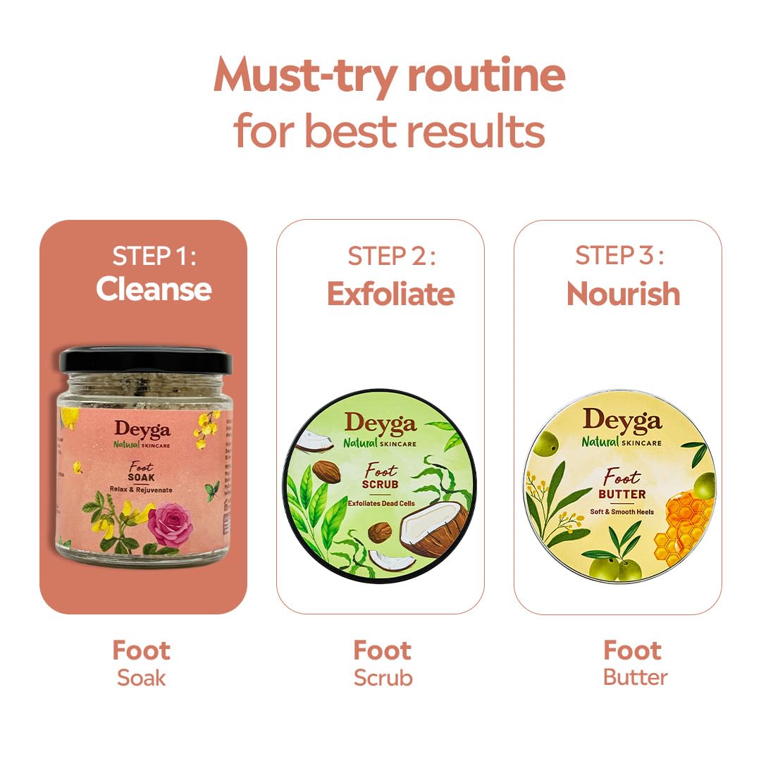 Deyga Foot Soak 160g | Relaxing Herbal Foot Bath for Tired Feet