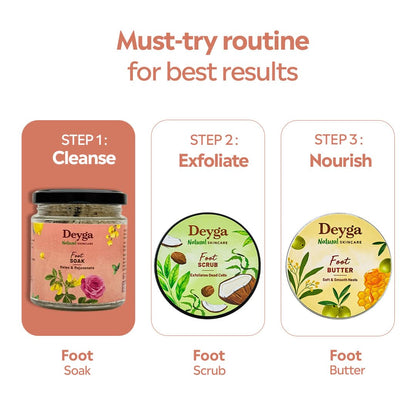 Deyga Foot Soak 160g | Relaxing Herbal Foot Bath for Tired Feet