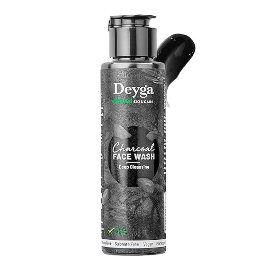 Deyga Charcoal Face Wash – Deep Cleansing Oil Control Face Cleanser