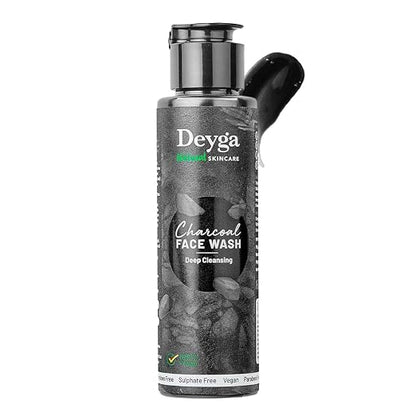 Deyga Charcoal Face Wash – Deep Cleansing Oil Control Face Cleanser