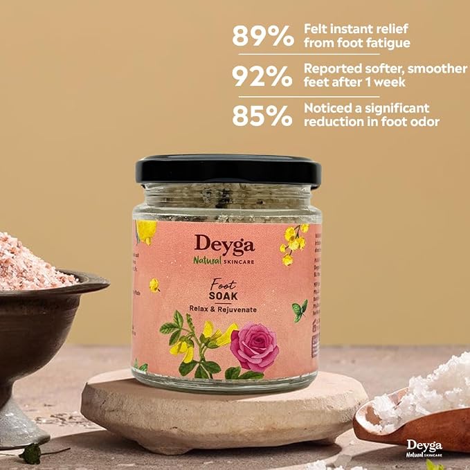 Deyga Foot Soak 160g | Relaxing Herbal Foot Bath for Tired Feet