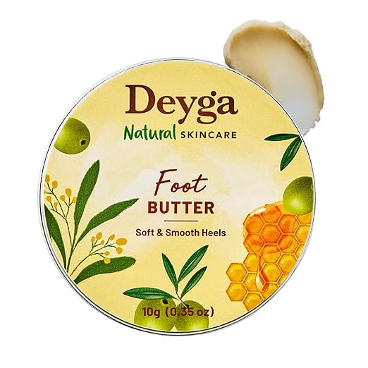 Deyga Foot Butter 40g| Deep Moisturizing Cream for Cracked Heels & Dry Feet