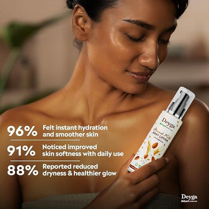 Deyga Almond Milk Body Lotion – Deep Hydrating & Nourishing Natural Body Moisturiser (100ml)
