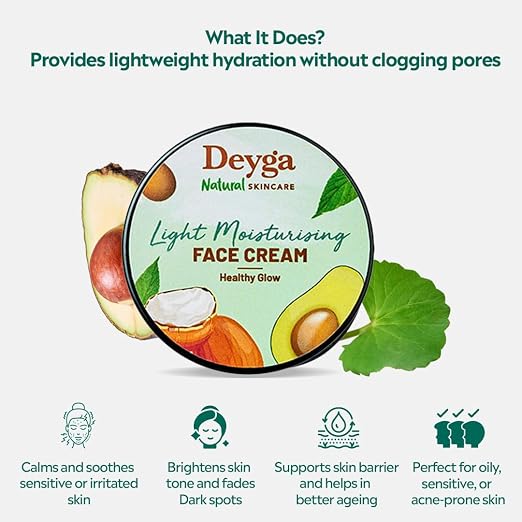 Deyga Light Moisturising Face Cream 30g