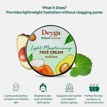 Deyga Light Moisturising Face Cream 30g