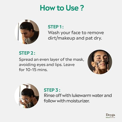 Charcoal Detox Face Mask – Deep Cleansing Clay Mask for Oil Control & Clear Skin