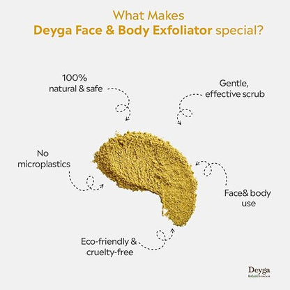 Face & Body Exfoliator – Natural Vitamin C Rich Scrub for Smooth, Glowing Skin