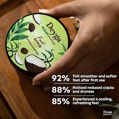 Deyga Foot Scrub 100g | Exfoliating Herbal Scrub for Soft & Smooth Feet