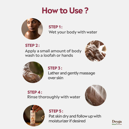 Deyga Wild Berry Body Wash 220 ml– Hydrating & Refreshing Natural Body Cleanser