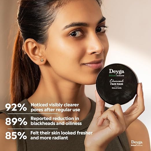 Charcoal Detox Face Mask – Deep Cleansing Clay Mask for Oil Control & Clear Skin