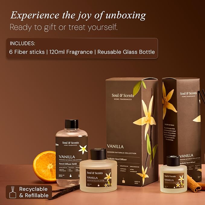 Vanilla reed diffuser