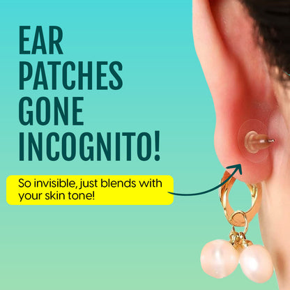 Invisible Ear Lobe Support Patches – Comfortable Ear Lift Tape for Earrings