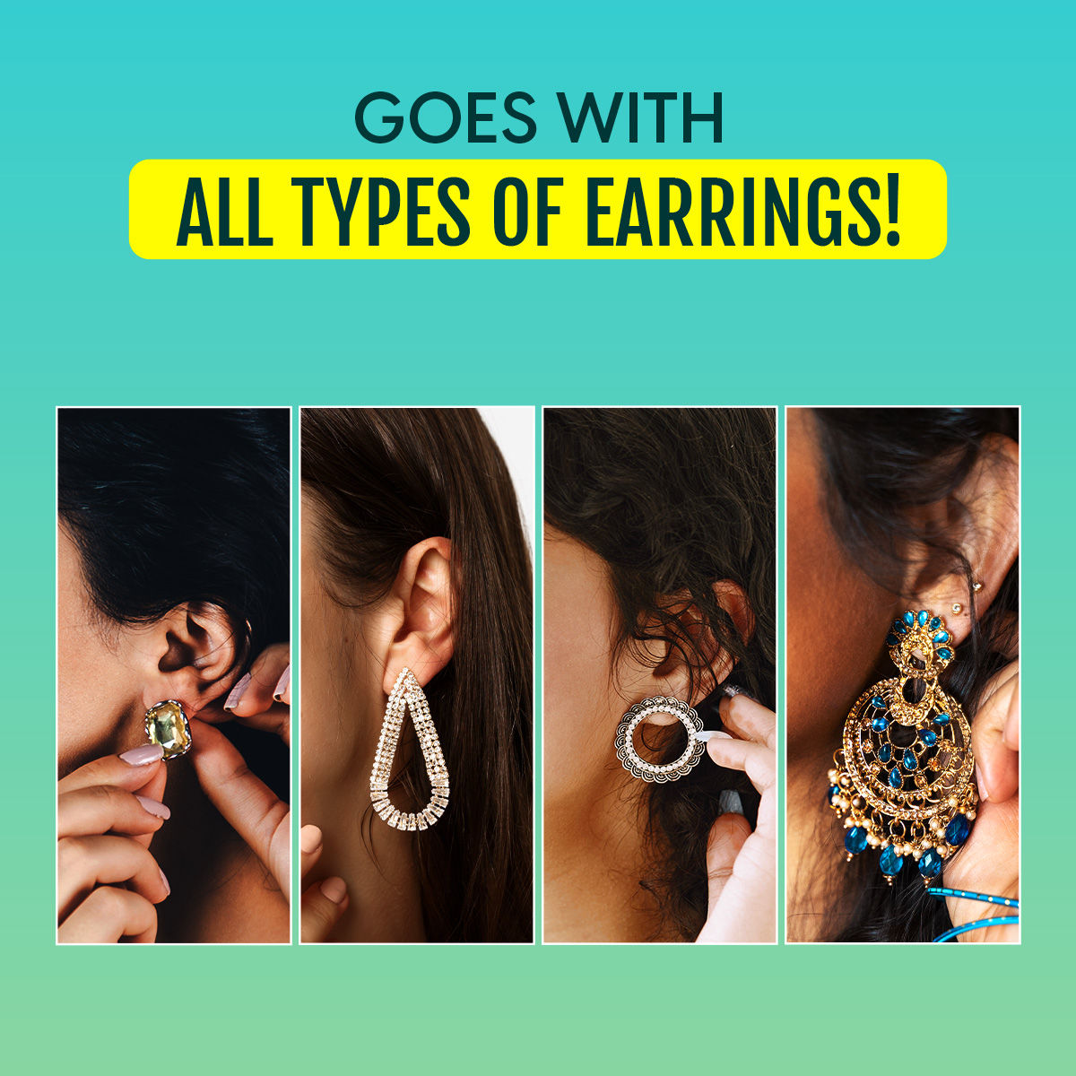 Invisible Ear Lobe Support Patches – Comfortable Ear Lift Tape for Earrings