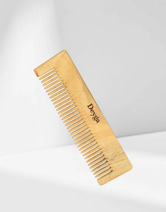 Wooden Neem Wood Comb – Natural Anti-Frizz Detangling Comb (Small, Medium, Large & Combo Pack)
